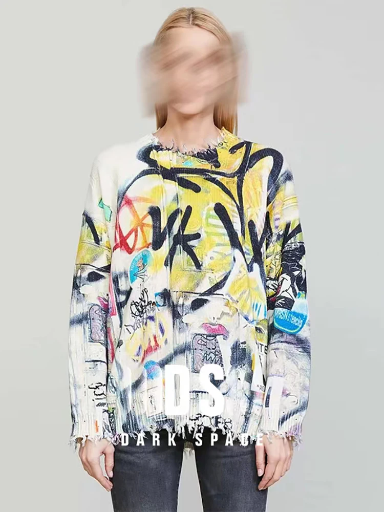 Sweater Woman Winter 2022Korean Fashion New in Crew Neck Graffiti Pullover Printing Archaize Long Sleeve Knitted Top y2k Clothes
Sweater Woman Winter 2022Korean Fashion New in Crew Neck Graffiti Pullover Printing Archaize Long Sleeve Knitted Top y2k Clothes