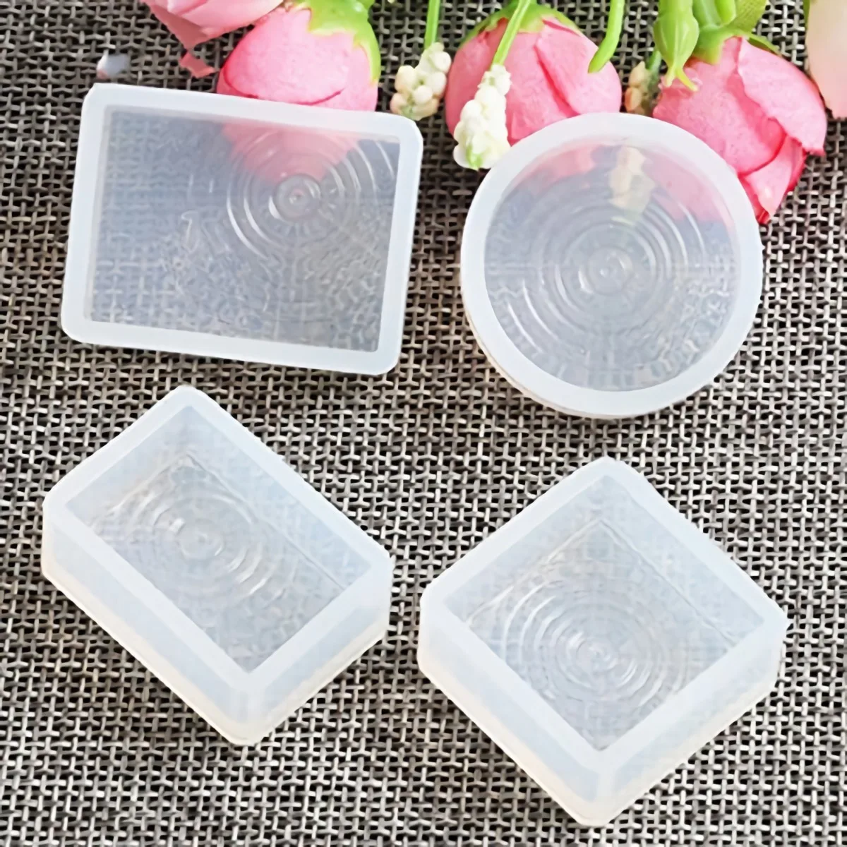 UV Resin Water Ripples Shape Liquid Silicone Mold Rectangle Square Round Shape Resin Molds For Diy Jewelry Making Accessories
UV Resin Water Ripples Shape Liquid Silicone Mold Rectangle Square Round Shape Resin Molds For Diy Jewelry Making Accessories