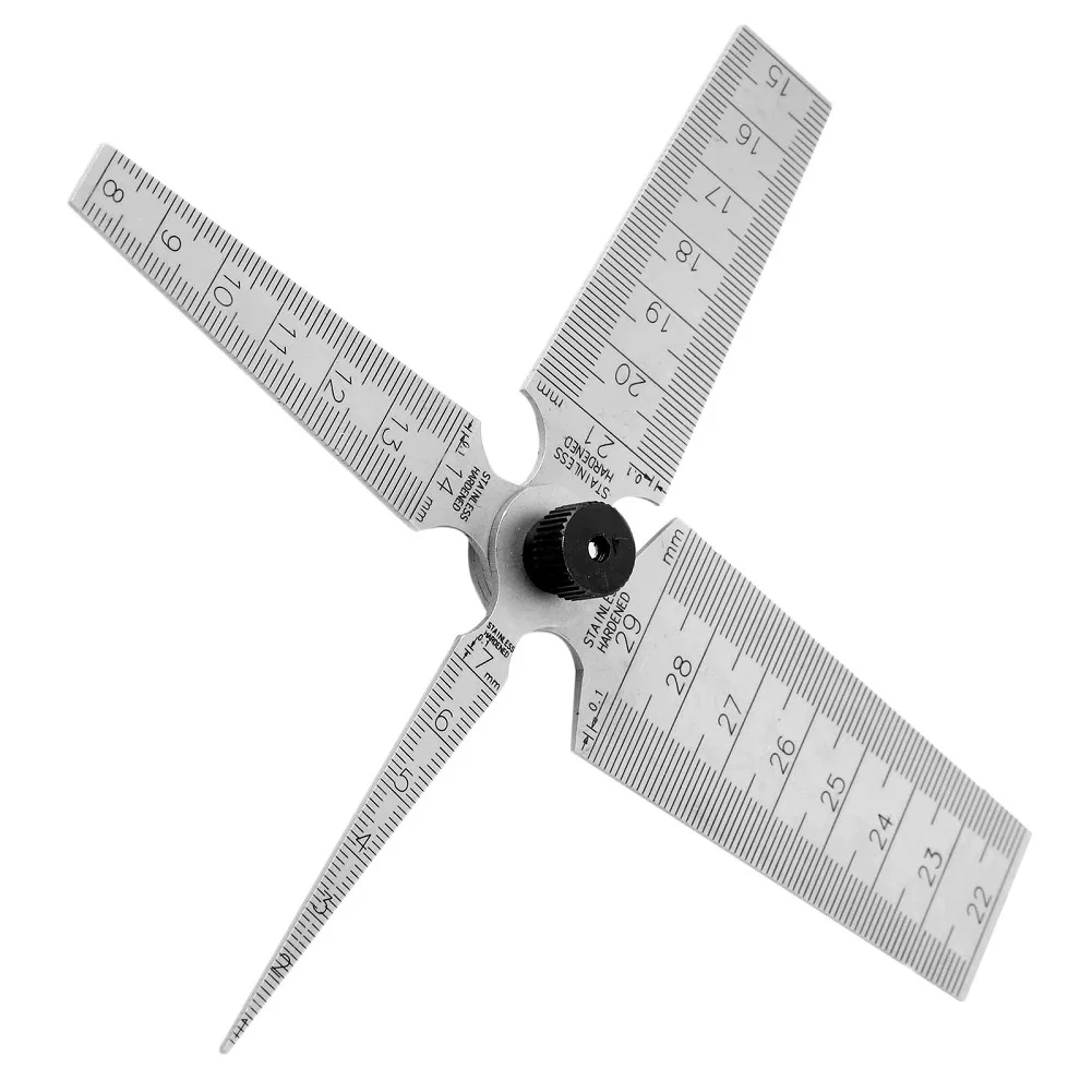 0-29mm Steel Metric Taper Feeler For Measurement Aperture Scale Wedge Drill Hole 4 In 1 Gap Ruler Measuring Construction Tools
0-29mm Steel Metric Taper Feeler For Measurement Aperture Scale Wedge Drill Hole 4 In 1 Gap Ruler Measuring Construction Tools