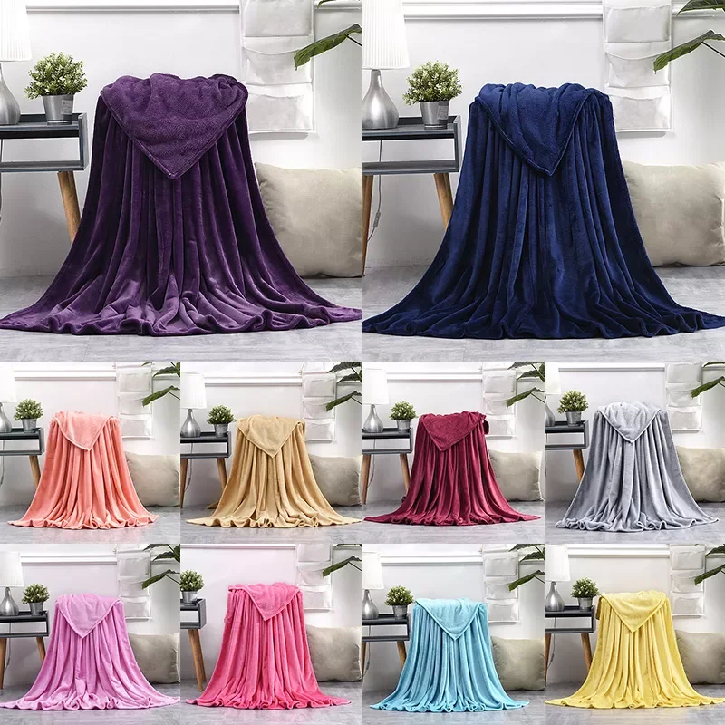 Soft Warm Coral Fleece Blanket Winter Sheet Bedspread Sofa Throw 3 Size Light Thin Mechanical Wash Flannel Blankets
Soft Warm Coral Fleece Blanket Winter Sheet Bedspread Sofa Throw 3 Size Light Thin Mechanical Wash Flannel Blankets