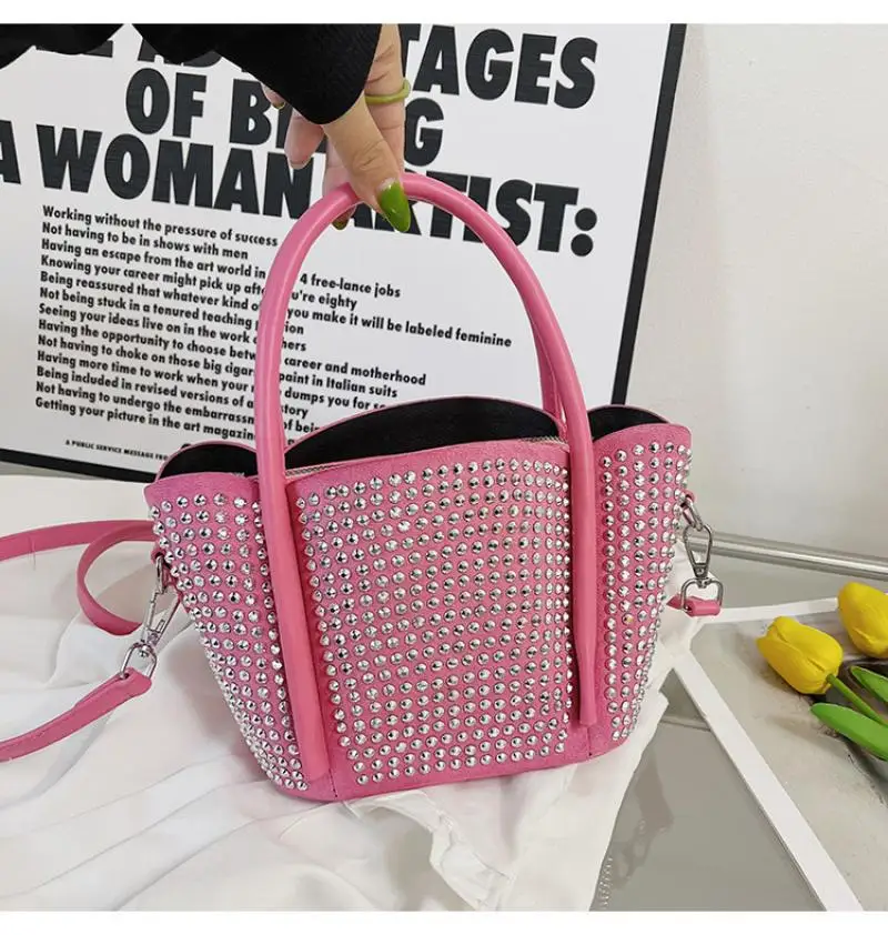 Rhinestone Big Tote for Women Casual Shoulder Crossbody Bag Fashion Handbag Ladies High Quality Evening Bags Shopper Purses Ins 
Rhinestone Big Tote for Women Casual Shoulder Crossbody Bag Fashion Handbag Ladies High Quality Evening Bags Shopper Purses Ins