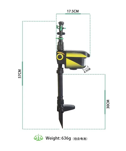 Solar Garden Watering Animal Repellent Automatic Flower Watering Device Motion-Activated Animal Repellent animal
Solar Garden Watering Animal Repellent Automatic Flower Watering Device Motion-Activated Animal Repellent animal