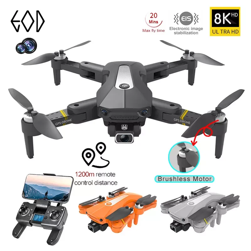 New 2022 RC GPS Drone 4K Professional Aerial Photographic Foldable Quadcopter With Camera Anti Shake HD Dual 8K Brushless Toys
New 2022 RC GPS Drone 4K Professional Aerial Photographic Foldable Quadcopter With Camera Anti Shake HD Dual 8K Brushless Toys