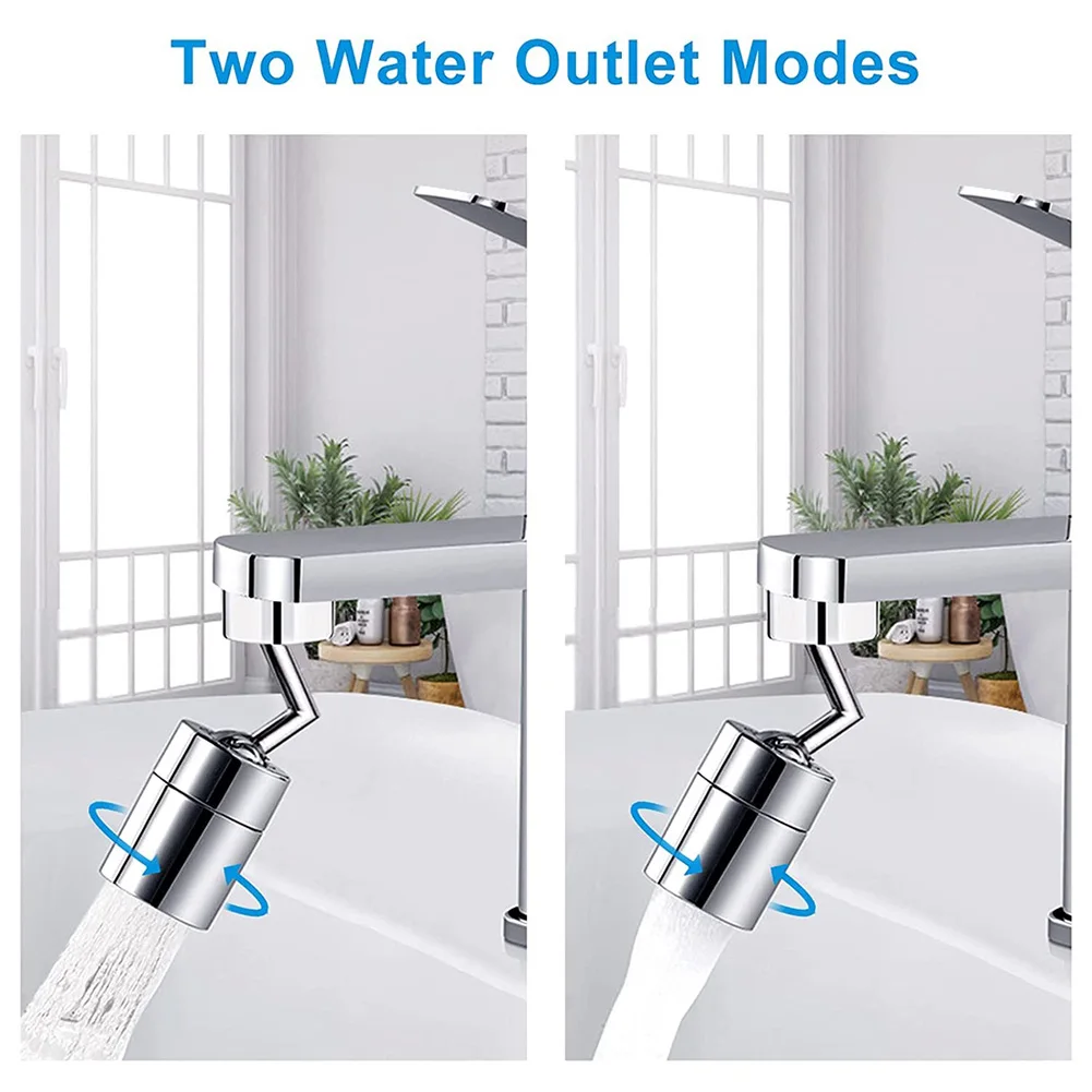 Bathroom Tap Nozzle 720° Rotation Sink Aerator Splash Filter Faucet Extender 2 Water Outlet Modes Kitchen Faucet Bubbler
Bathroom Tap Nozzle 720° Rotation Sink Aerator Splash Filter Faucet Extender 2 Water Outlet Modes Kitchen Faucet Bubbler