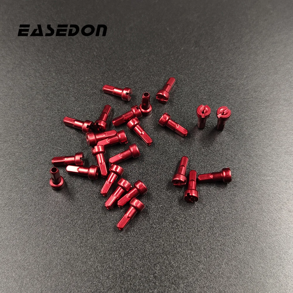 EASEDON MV Red Bicycle Spoke Nipples Round Head 14G Gauge 2.0 14mm 16mm Aluminum Alloy Light High Strength For MTB Road Bike Ray 
EASEDON MV Red Bicycle Spoke Nipples Round Head 14G Gauge 2.0 14mm 16mm Aluminum Alloy Light High Strength For MTB Road Bike Ray