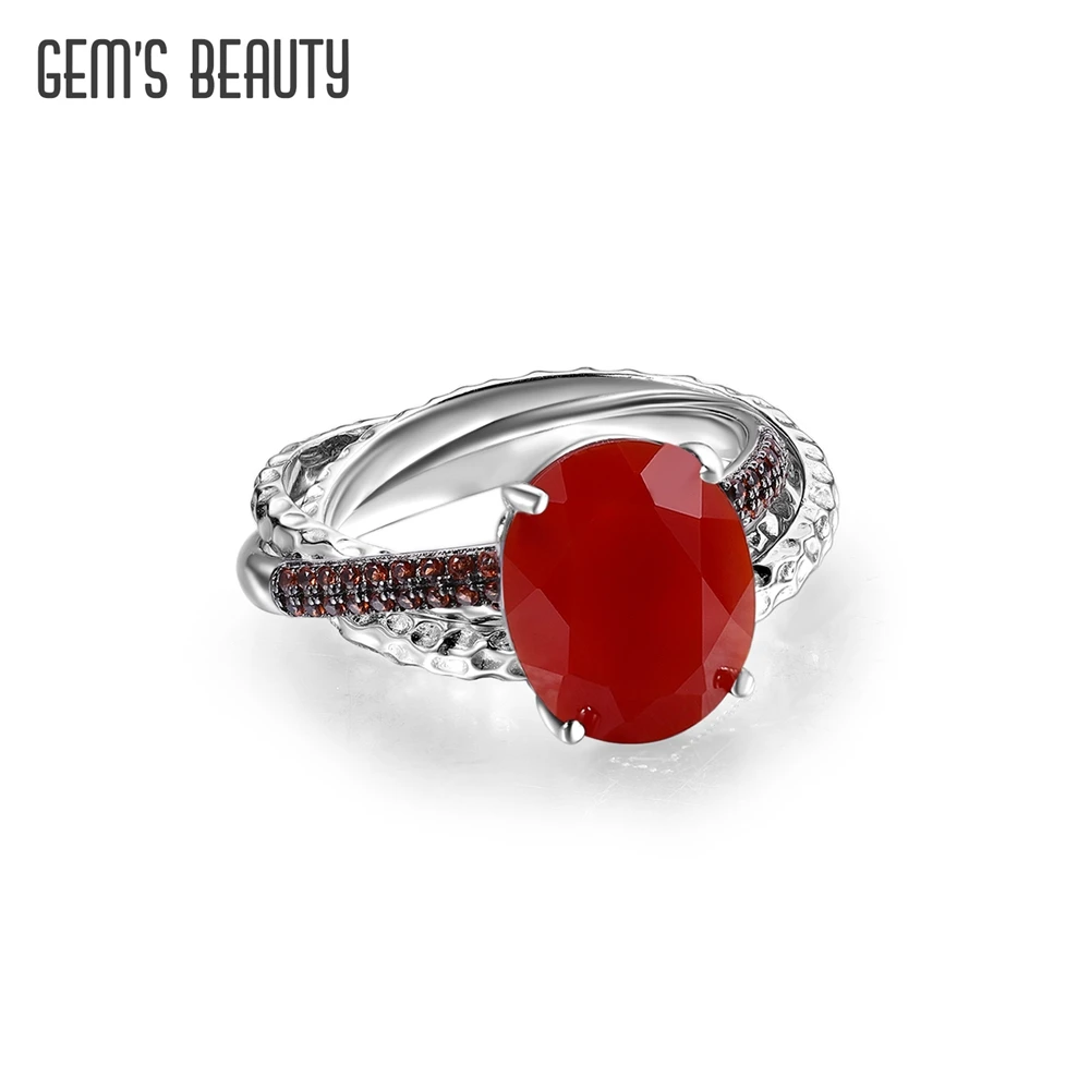GEM'S BEAUTY Three Rings Smart 925 Sterling Silver Ring For Women Fresh-water Pearl Red Agate Smoky Quartz Original Design
GEM'S BEAUTY Three Rings Smart 925 Sterling Silver Ring For Women Fresh-water Pearl Red Agate Smoky Quartz Original Design
