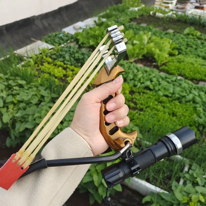Professional High Quality All Metal Material Slingshot Powerful Slingshot With Wrist Rest Outdoor Hunting Shooting Fishing sling
Professional High Quality All Metal Material Slingshot Powerful Slingshot With Wrist Rest Outdoor Hunting Shooting Fishing sling
