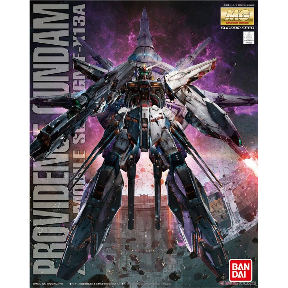 

BANDAI MG 1/100 Mobile Suit SEED ZGMF-X13A PROVIDENCE GUNDAM Action Toy Figures Assemble The Model Boy Holiday Gift