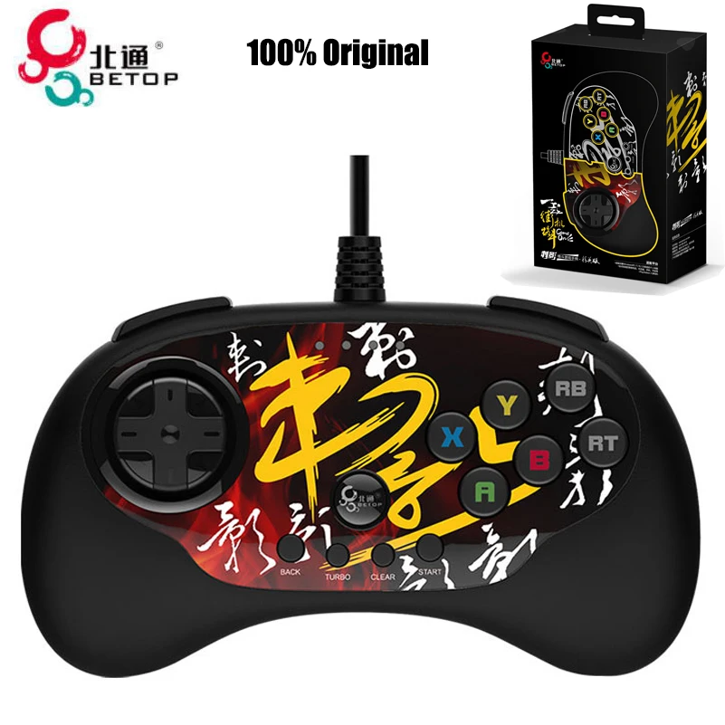 

100% Original Betop BEITONG Fighting Gamepad BTP-C3 USB Wired Game Control Arcade Joystick For Android TV PC Computer For PS3