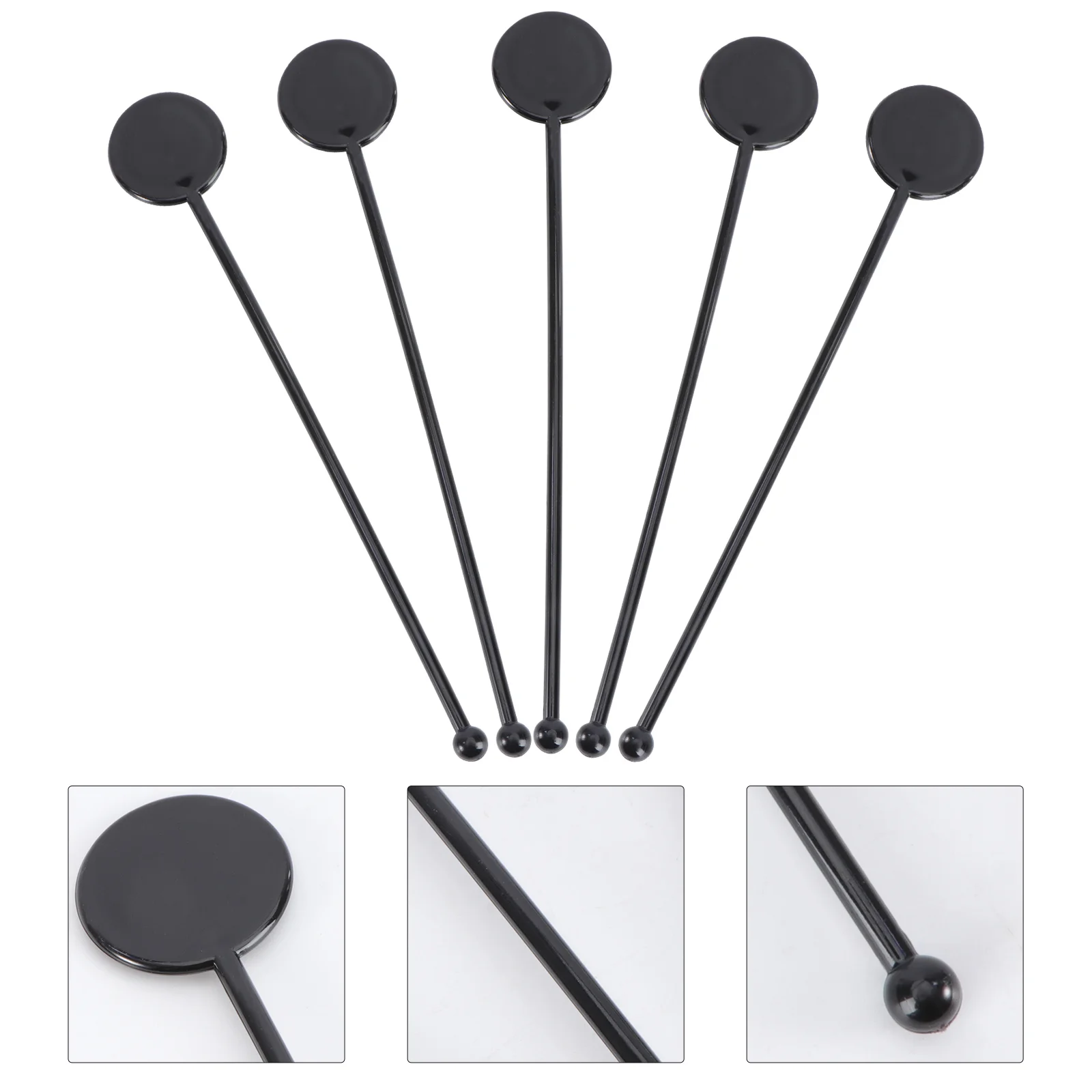 Sticks Cocktail Stirrers Drink Coffee Stir Swizzle Stick Stirrer Stirring Beverage Mixing Drinks Rod Bar Black Reusable Rods
Sticks Cocktail Stirrers Drink Coffee Stir Swizzle Stick Stirrer Stirring Beverage Mixing Drinks Rod Bar Black Reusable Rods