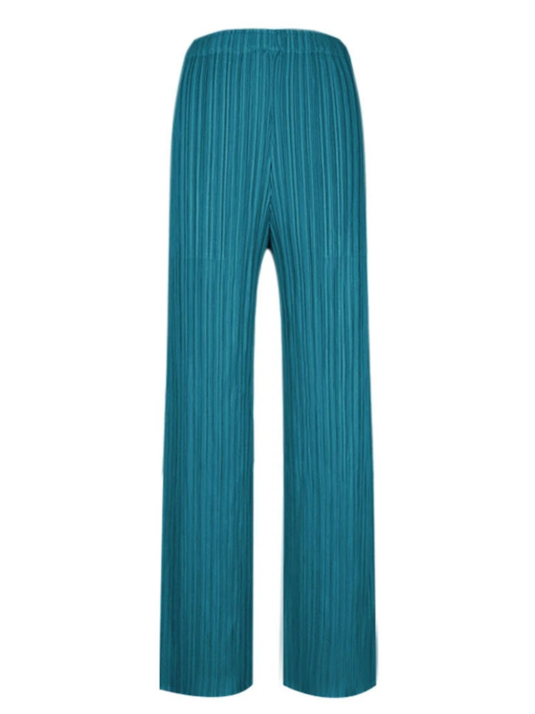 Issey Miyake New Straight Pleated Pants Elastic Waist Women 2023 Solid Loose Long Casual Style Spring Autumn Korean Fashion
Issey Miyake New Straight Pleated Pants Elastic Waist Women 2023 Solid Loose Long Casual Style Spring Autumn Korean Fashion