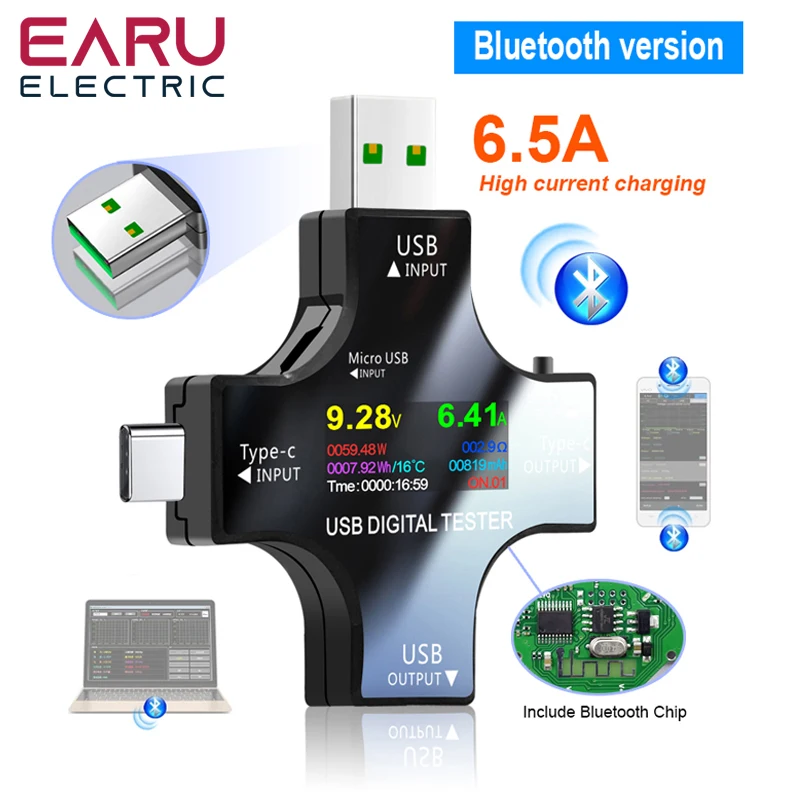 

USB-тестер, цифровой вольтметр, 32 В, напряжение А, силы тока, ваттметр, измеритель, амперметр, индикатор, зарядное устройство, детектор, инструменты