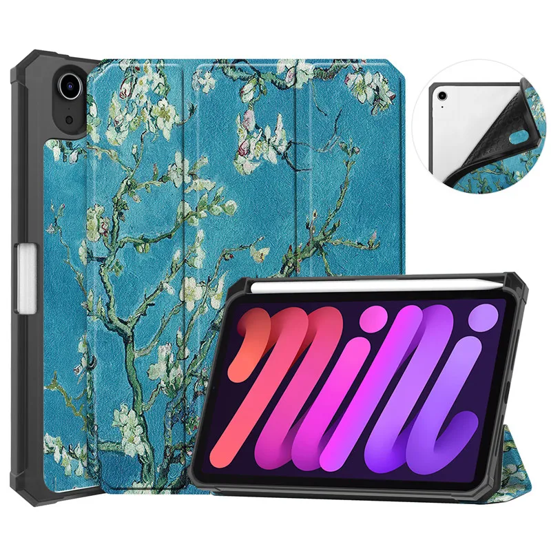 Умный чехол для iPad Mini 6 2021, чехол, тройной складной пенал из искусственной кожи, чехол для iPad Mini 6, iPad Mini 6, чехол для планшета
Умный чехол для iPad Mini 6 2021, чехол, тройной складной пенал из искусственной кожи, чехол для iPad Mini 6, iPad Mini 6, чехол для планшета