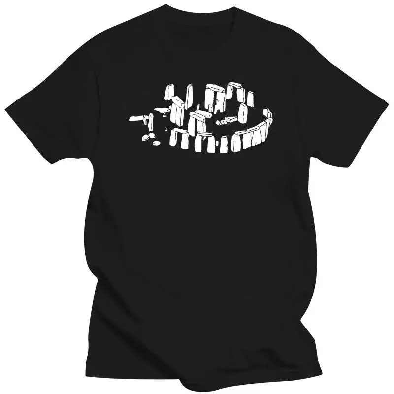 

Camiseta de Stonehenge para hombre, ropa de Arqueología de la historia del Reino Unido, de algodón, con franqueo gratis