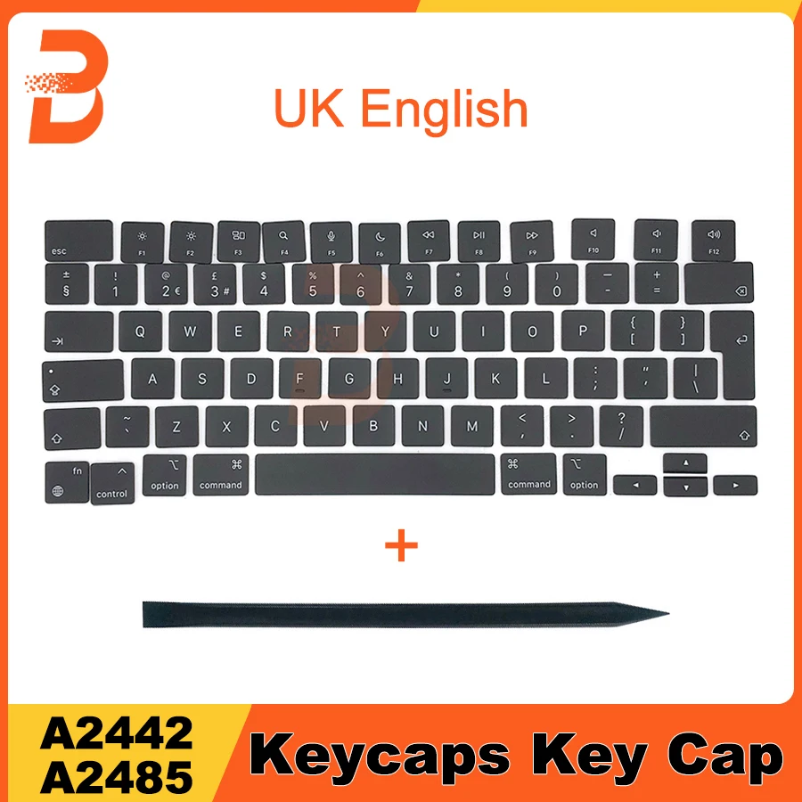 Новые колпачки для клавиш ноутбука с британской компоновкой для Macbook Pro 14 "16" M1 MAX A2442 A2485, колпачок для клавиш 2021 года
Новые колпачки для клавиш ноутбука с британской компоновкой для Macbook Pro 14 "16" M1 MAX A2442 A2485, колпачок для клавиш 2021 года