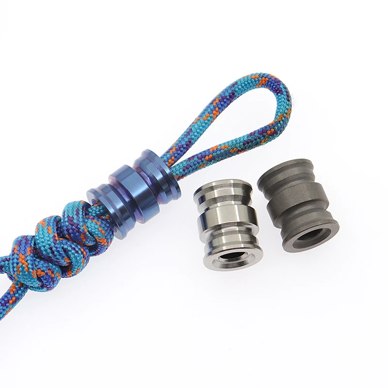 3 Colors Titanium Alloy Knife Paracord Beads 
3 Colors Titanium Alloy Knife Paracord Beads