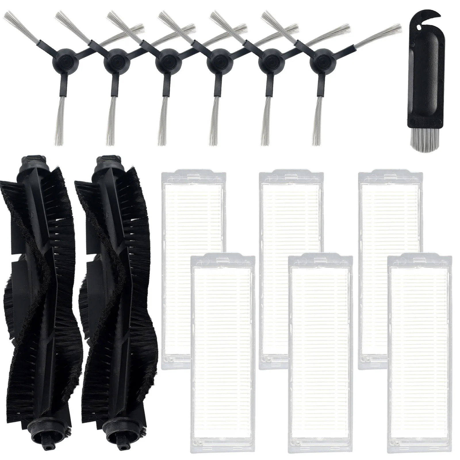 Vacuum Cleaner Accessory Kit For WYZE Robot Vacuum Cleaner WVCR200S 2 Main Roller Brush 6 Side Brush 6 Filter Clean Tools Parts
Vacuum Cleaner Accessory Kit For WYZE Robot Vacuum Cleaner WVCR200S 2 Main Roller Brush 6 Side Brush 6 Filter Clean Tools Parts
