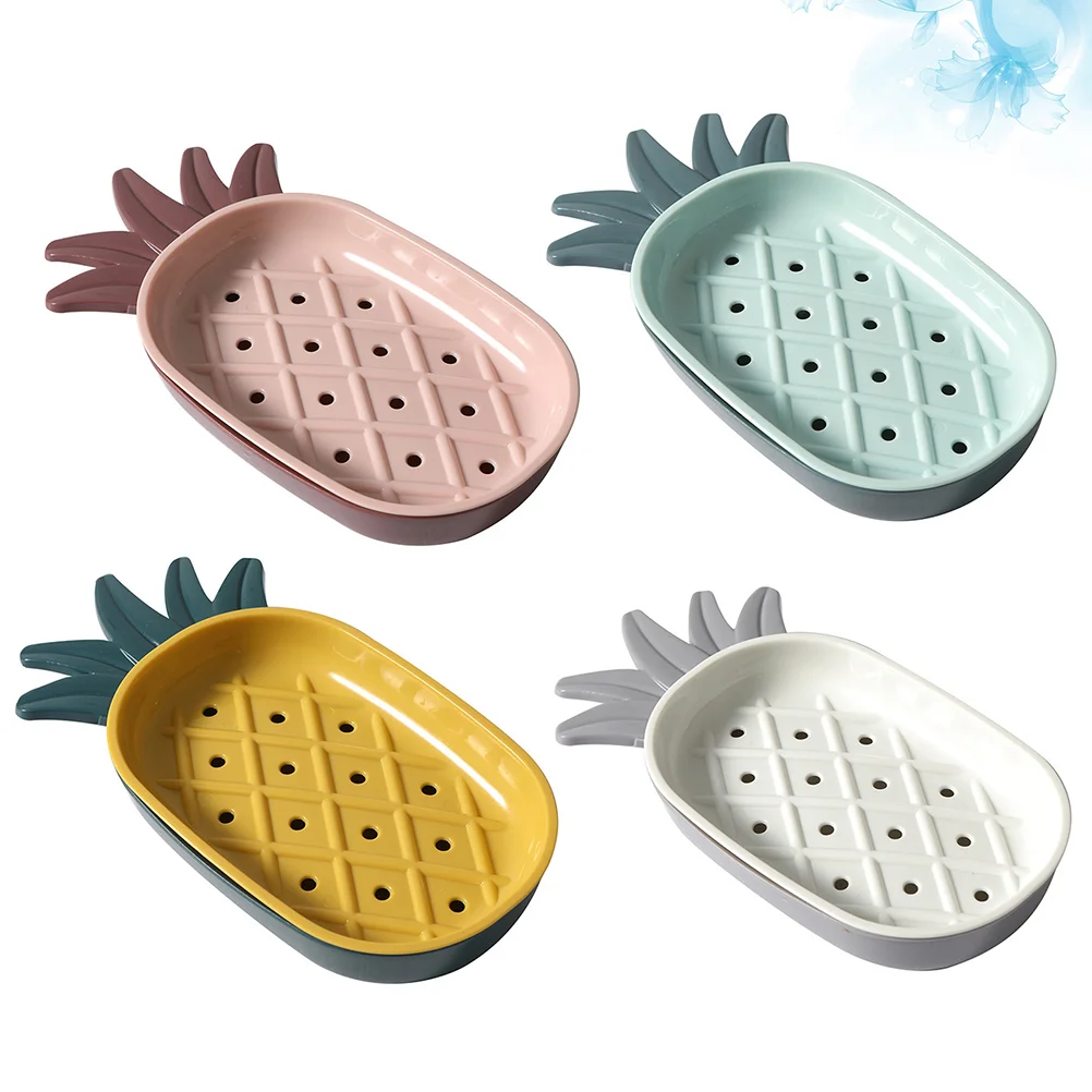 Soap Holder Dish Tray Box Bar Shower Saver Draining Shelf Bathroom Kitchen Rack House Container Drain Drainage Pineapple
Soap Holder Dish Tray Box Bar Shower Saver Draining Shelf Bathroom Kitchen Rack House Container Drain Drainage Pineapple