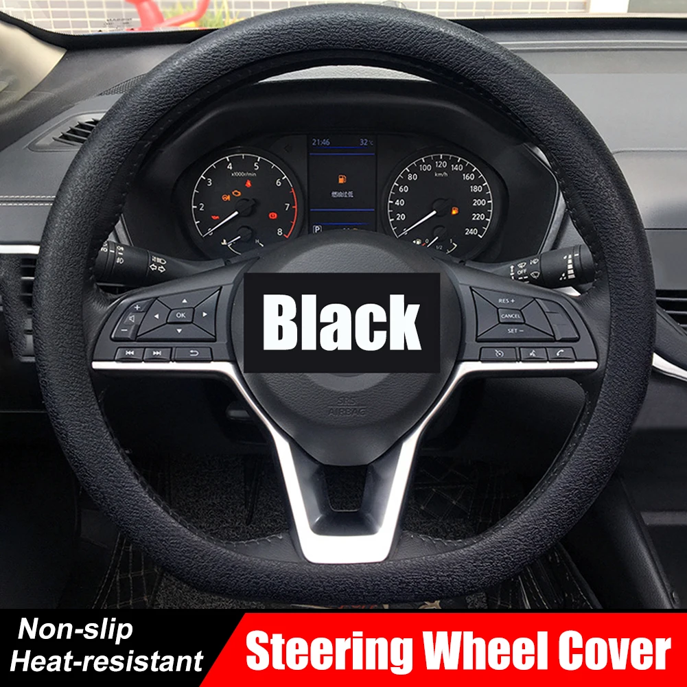 Car Silicone Steering Wheel Covers Anti-slip Elastic Cover For 36cm-40cm Steering Wheel Multi Color Car Decor Accessories
Car Silicone Steering Wheel Covers Anti-slip Elastic Cover For 36cm-40cm Steering Wheel Multi Color Car Decor Accessories
