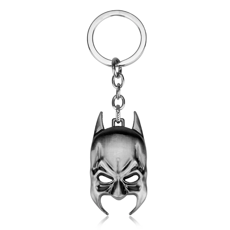 Superhero Batman Mask Pendant Keychain Marvel Avengers Vintage Keyrings for Backpack Accessories Bat Man Keyholder Toy Gift 
Superhero Batman Mask Pendant Keychain Marvel Avengers Vintage Keyrings for Backpack Accessories Bat Man Keyholder Toy Gift