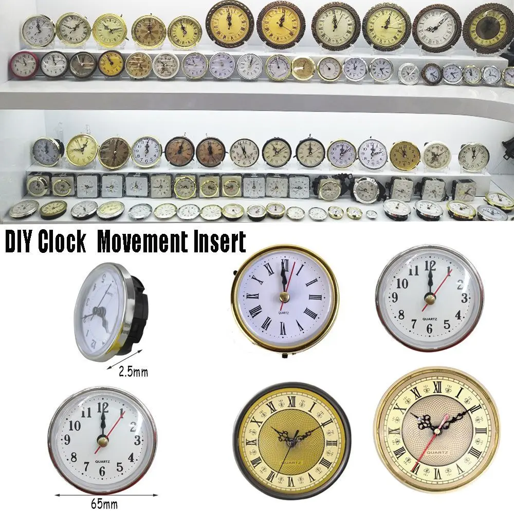Shellhard 2-1/2" 65mm Clock Quartz Movement Insert Roman Numeral White Face Gold Trim Repair Replacement Essential Tools
Shellhard 2-1/2" 65mm Clock Quartz Movement Insert Roman Numeral White Face Gold Trim Repair Replacement Essential Tools