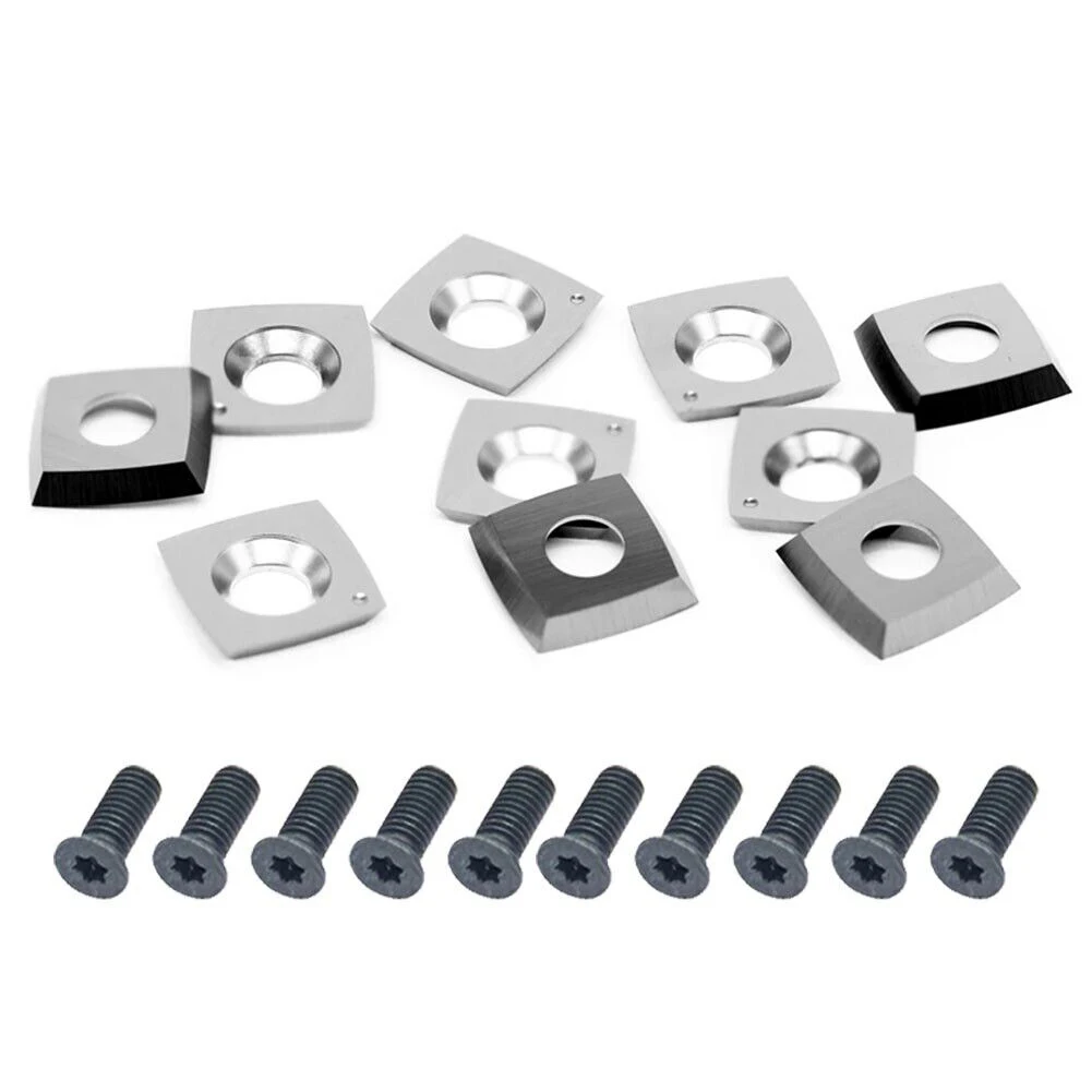 Brand New Inserts Blade Cutters R50 Radius Replace Screws Square Tool Woodworking 10pcs 15x15x2.5mm Accessories
Brand New Inserts Blade Cutters R50 Radius Replace Screws Square Tool Woodworking 10pcs 15x15x2.5mm Accessories