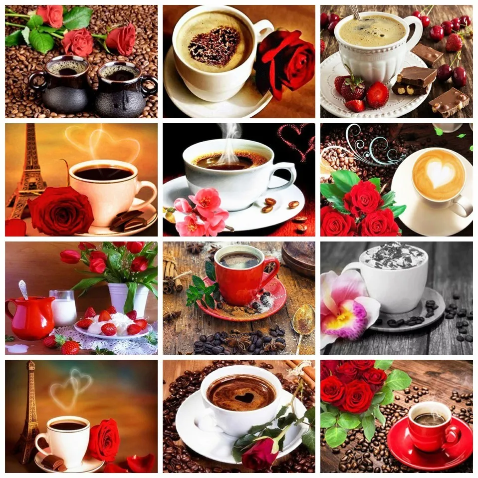 AZQSD Coffee Cup Coloring By Numbers Rose Flower Heart Unique Gift For Children Oil Painting Drawing On Canvas Decoration
AZQSD Coffee Cup Coloring By Numbers Rose Flower Heart Unique Gift For Children Oil Painting Drawing On Canvas Decoration