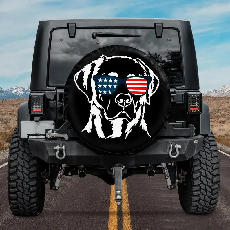 Spare Tire Cover, Labrador Jeep Tire Cover, Car accessories for Jeep girl, Dog Spare Tire Cover, Jeep Accessories, American flag
Spare Tire Cover, Labrador Jeep Tire Cover, Car accessories for Jeep girl, Dog Spare Tire Cover, Jeep Accessories, American flag