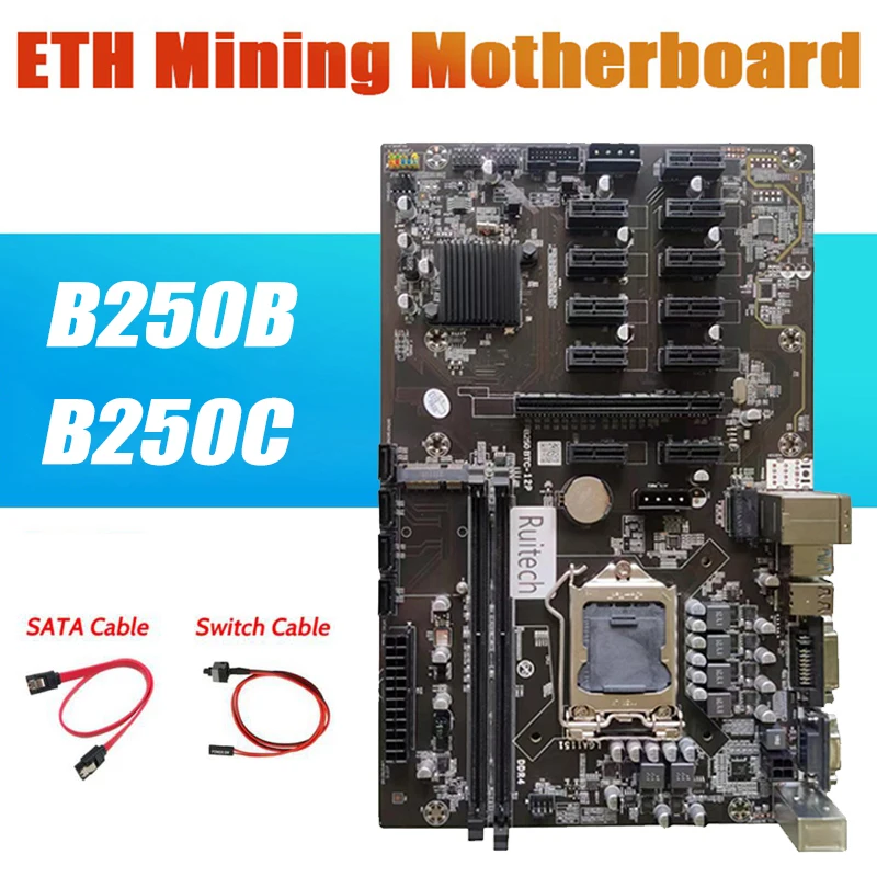 B250B B250C материнская плата для майнинга 12 USB 3,0 к PCIe X16 PCI-E 16X графическая карта LGA 1151 поддержка DDR4 SATA Биткоин BTC ETH Майнер
B250B B250C материнская плата для майнинга 12 USB 3,0 к PCIe X16 PCI-E 16X графическая карта LGA 1151 поддержка DDR4 SATA Биткоин BTC ETH Майнер