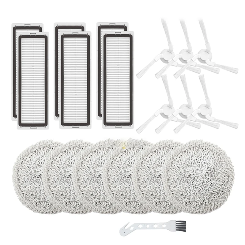 Side Brush Mop Pads And Filter Replacement Accessories For Mijia Pro XIAOMI STYTJ06ZHM Self-Cleaning Robot Vacuum 
Side Brush Mop Pads And Filter Replacement Accessories For Mijia Pro XIAOMI STYTJ06ZHM Self-Cleaning Robot Vacuum