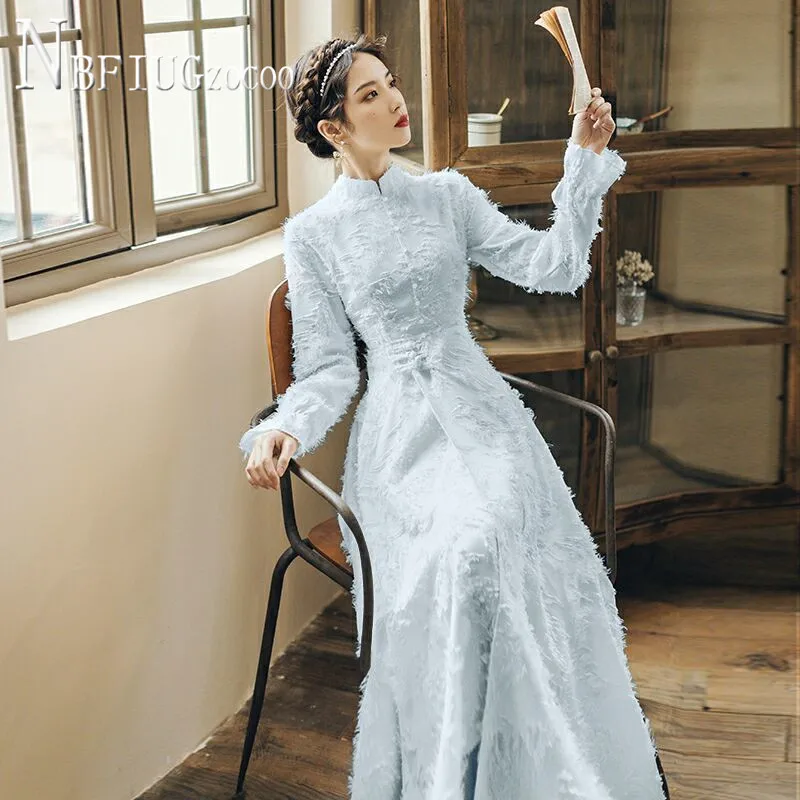 Long Sleeve Retro Sweet Fairy Women Dresses Fashion Temperament Stylish Female Dresses
Long Sleeve Retro Sweet Fairy Women Dresses Fashion Temperament Stylish Female Dresses