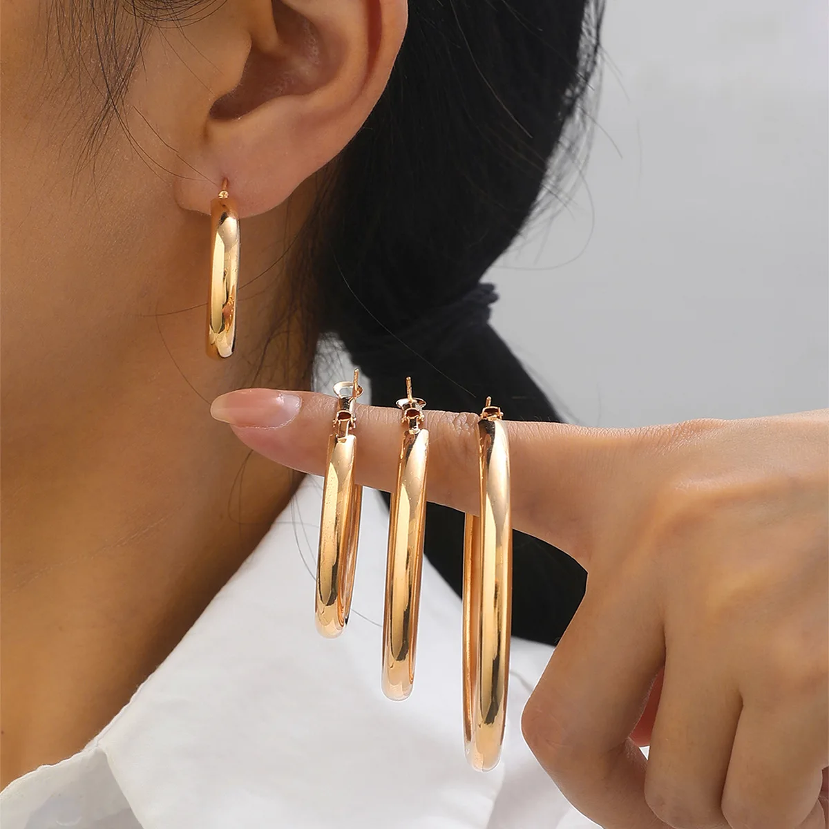 Exaggerated Fashion Women's Earring Set Earrings Fashion Versatile Metal Style Earrings Jewelry Gifts
Exaggerated Fashion Women's Earring Set Earrings Fashion Versatile Metal Style Earrings Jewelry Gifts