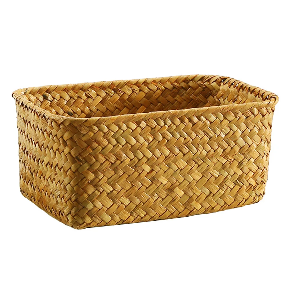 Basket Storage Organizer Baskets Wicker Woven Rattan Seagrassfruit Makeup Toilet Desktop Weave Bathroom Bread Closet Container
Basket Storage Organizer Baskets Wicker Woven Rattan Seagrassfruit Makeup Toilet Desktop Weave Bathroom Bread Closet Container