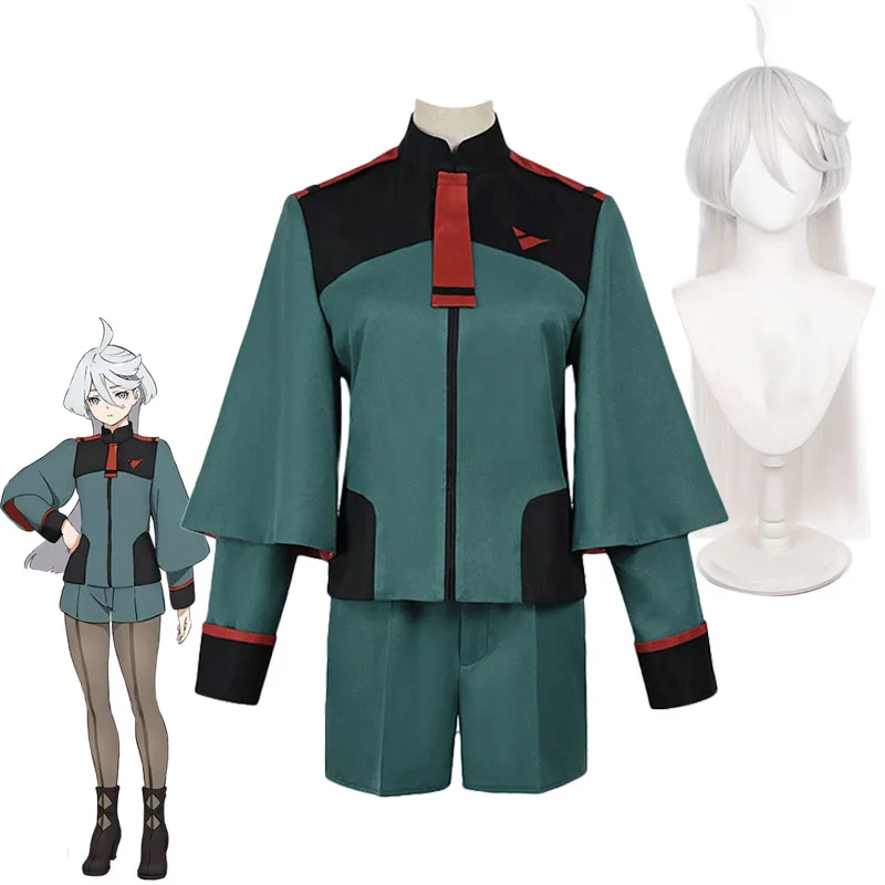 Anime Miorine Rembran Cosplay Costume And Wig Mobile Suit Gundam: The Witch From Mercury School Uniform Suit
Anime Miorine Rembran Cosplay Costume And Wig Mobile Suit Gundam: The Witch From Mercury School Uniform Suit