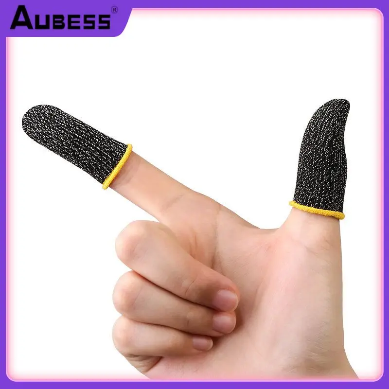 

Ultra-thin Finger Cots Gaming Finger Sleeve Sweatproof High Sensitivity Thumb Fingertip Sleeves For Pubg Lightweight Fiber