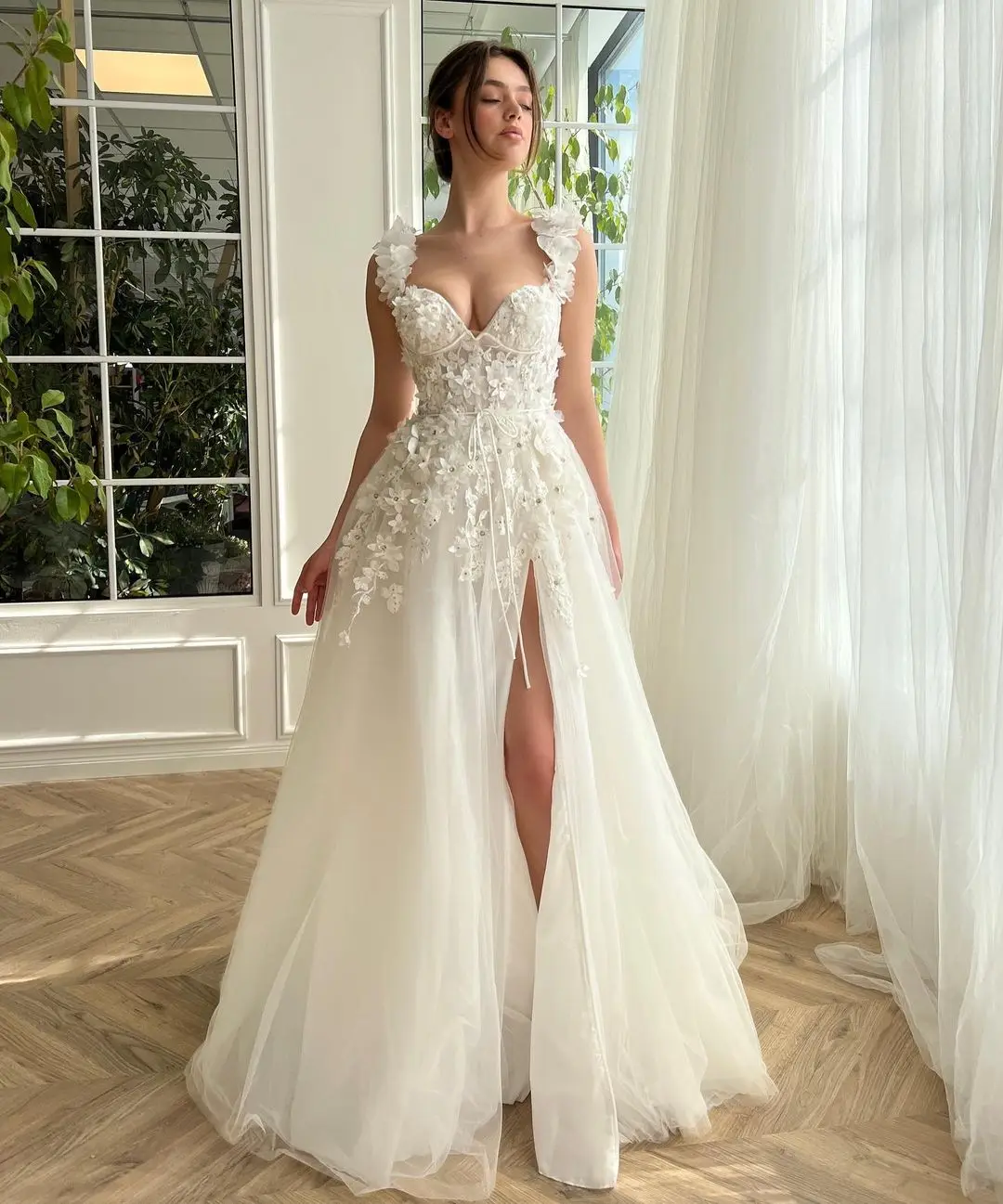 Fashionvane Prom Dresses 2023 Handmade Beaded Flowers Vestidos De Fiesta Side Slit Long Tulle Evening Party Girls Wear Gowns
Fashionvane Prom Dresses 2023 Handmade Beaded Flowers Vestidos De Fiesta Side Slit Long Tulle Evening Party Girls Wear Gowns
