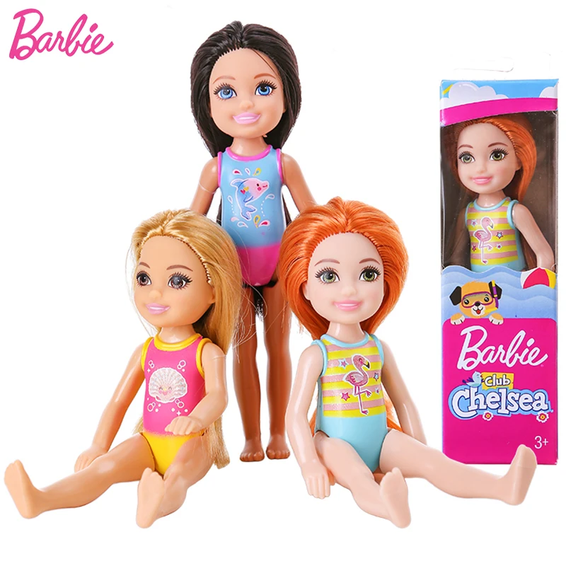 Original Club Chelsea Barbie Dolls Mini Pocket Barbie Baby Toys for Girls Summer Play Beach Juguetes Dolls for Girl Swimsuit Set
Original Club Chelsea Barbie Dolls Mini Pocket Barbie Baby Toys for Girls Summer Play Beach Juguetes Dolls for Girl Swimsuit Set