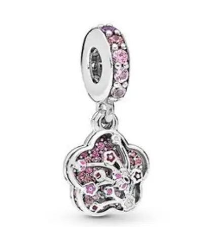 Женский браслет и ожерелье из серебра 925 пробы, с бусинами 
Женский браслет и ожерелье из серебра 925 пробы, с бусинами