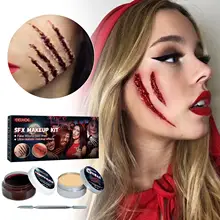 Набор для макияжа на Хэллоуин искусственная кожа воск
