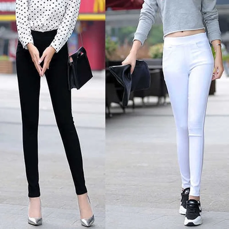 Spring Summer High Waist Leggings Elastic High Waist Pencil Pants Women's Pants Casual Candy Color Trousers Large Size E24
Spring Summer High Waist Leggings Elastic High Waist Pencil Pants Women's Pants Casual Candy Color Trousers Large Size E24