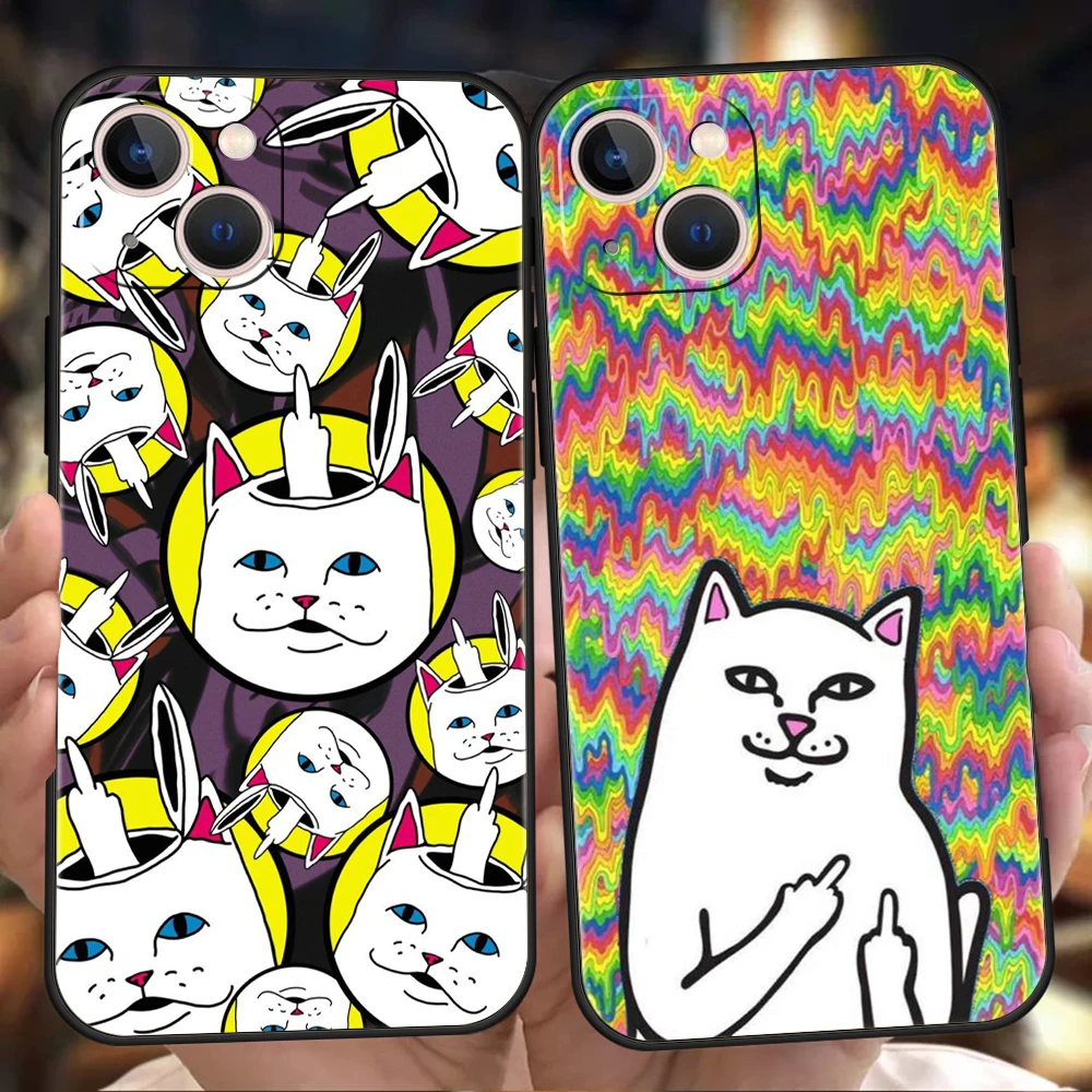 Middle Cute Fingers Cat Phone Case Cover for iPhone 14 13 12 11 Pro Max X XR XS Max 14 7 8 Plus Shockproof Silicone Soft Shell
Middle Cute Fingers Cat Phone Case Cover for iPhone 14 13 12 11 Pro Max X XR XS Max 14 7 8 Plus Shockproof Silicone Soft Shell