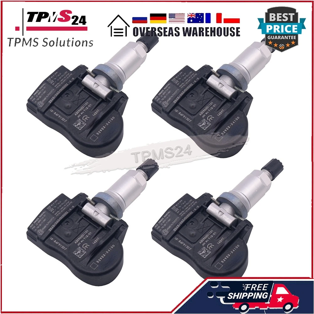 Комплект Из 4 Датчиков Системы Контроля Давления В Шинах TPMS Для KIA Optima Sportage Sorento Genesis Ioniq - 52933-D4100 529...
Комплект Из 4 Датчиков Системы Контроля Давления В Шинах TPMS Для KIA Optima Sportage Sorento Genesis Ioniq - 52933-D4100 529...