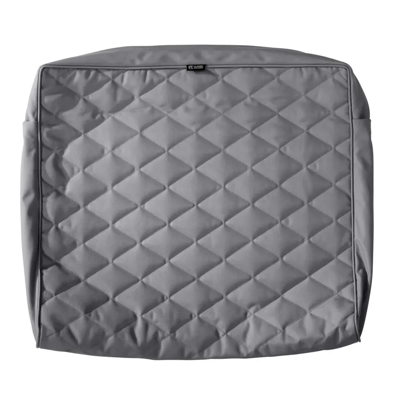 FadeSafe Water-Resistant Wide Back Lounge Quilted Cushion Cover, 21 x 20 x 4 inch, Grey
FadeSafe Water-Resistant Wide Back Lounge Quilted Cushion Cover, 21 x 20 x 4 inch, Grey