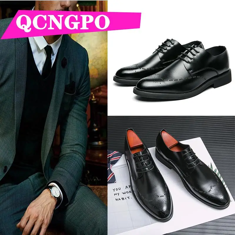 Oxford shoes pointy toe shoes lace up shoes formal shoes men's meeting shoes water proof 38-44 business wedding shoes
Oxford shoes pointy toe shoes lace up shoes formal shoes men's meeting shoes water proof 38-44 business wedding shoes