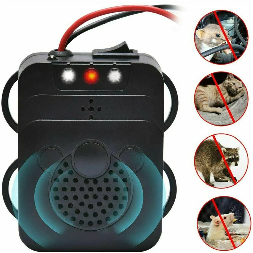 Ultrasonic Rat Repellent Car Rodent Rat Repellent Pest/Animal White LED Light 1 Set
Ultrasonic Rat Repellent Car Rodent Rat Repellent Pest/Animal White LED Light 1 Set