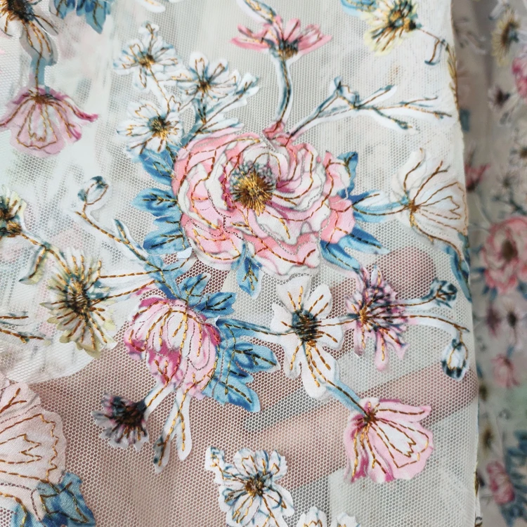 High-grade mesh rose embroidery lace fabric laser embroidery composite craft skirt dress women's DIY accessories
High-grade mesh rose embroidery lace fabric laser embroidery composite craft skirt dress women's DIY accessories