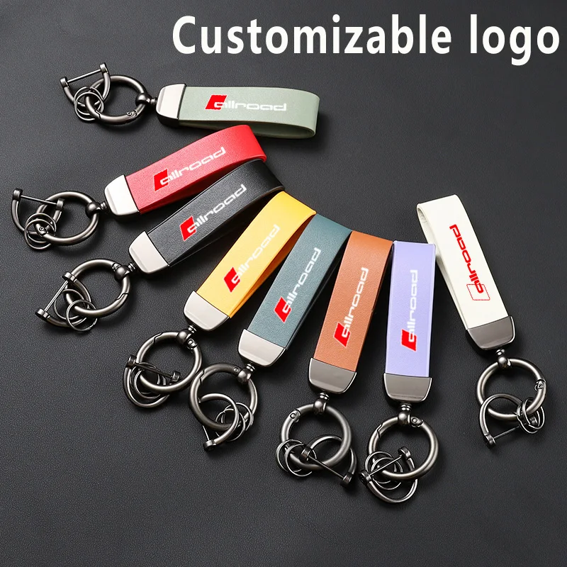 PU leather creative multi-color optional For Allroad car keychain metal horseshoe buckle
PU leather creative multi-color optional For Allroad car keychain metal horseshoe buckle