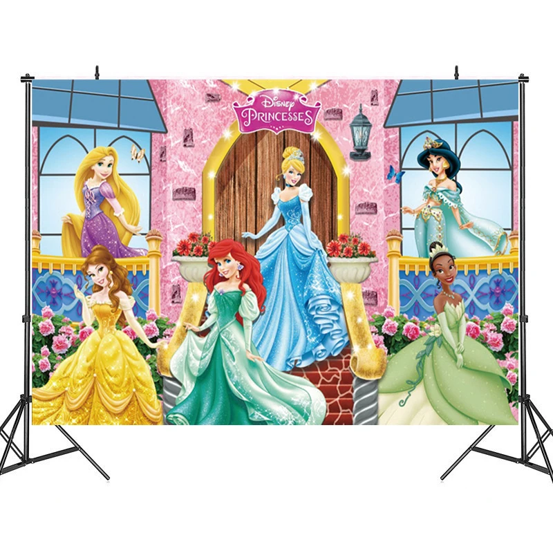 Customizable noble and beautiful princess background party decoration photography cartoon background children birthday party fam
Customizable noble and beautiful princess background party decoration photography cartoon background children birthday party fam