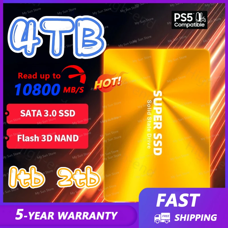 Brand SSD 1TB 2TB 4TB SSD M2 NVMe PCIe 4.0 X4 M.2 2280 NVMe SSD Sata Drive Solid State Disk for PS4 PS5 Desktop PlayStation5
Brand SSD 1TB 2TB 4TB SSD M2 NVMe PCIe 4.0 X4 M.2 2280 NVMe SSD Sata Drive Solid State Disk for PS4 PS5 Desktop PlayStation5