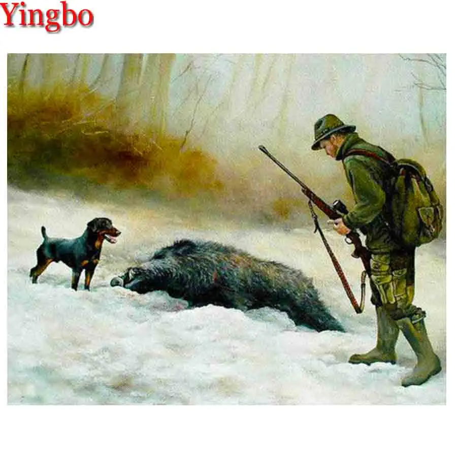 Алмазная 5D картина "сделай сам", охотничий Кабан, собака, Зимний снег, вышивка крестиком, Алмазная мозаика, домашний декор, алмазная вышивка, ... 
Алмазная 5D картина "сделай сам", охотничий Кабан, собака, Зимний снег, вышивка крестиком, Алмазная мозаика, домашний декор, алмазная вышивка, ...